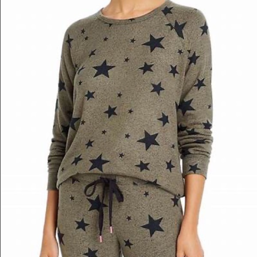 NWT PJ Salvage Weekend Warrior Star Set in Olive